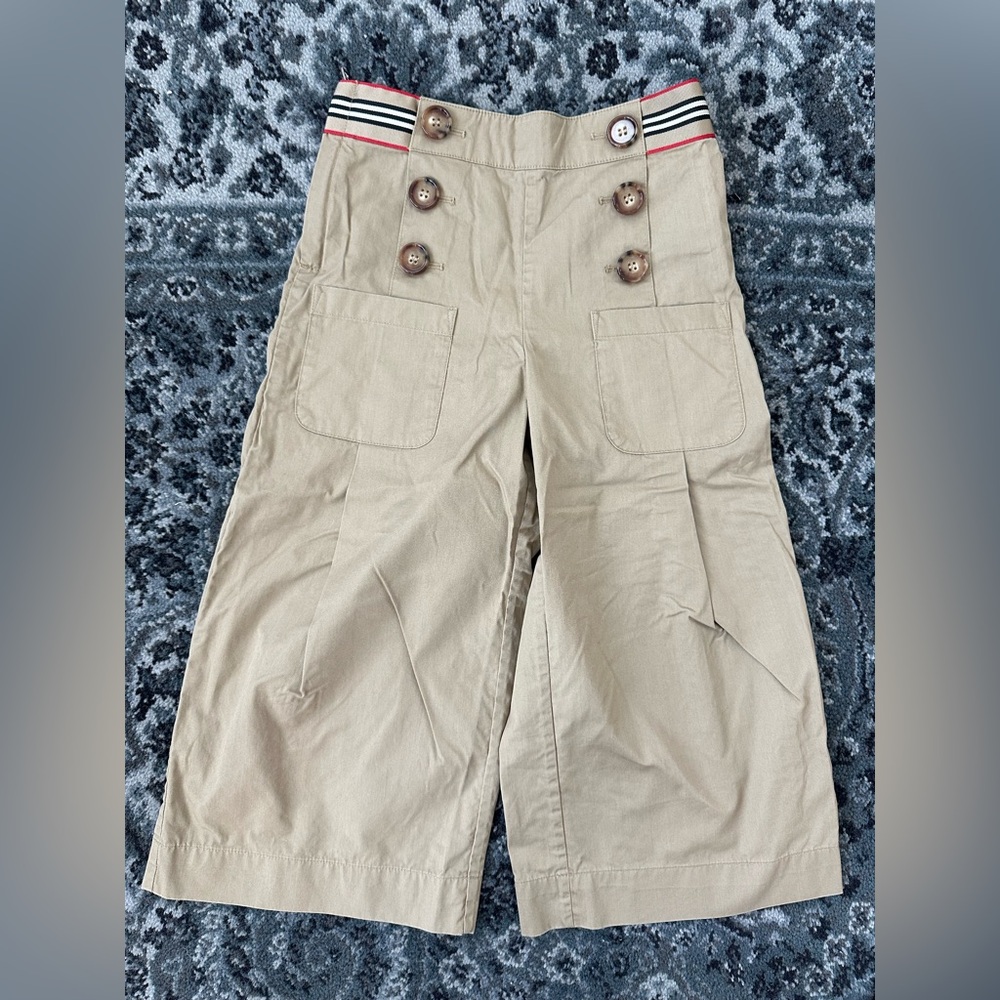 Burberry Kids' Little Girl's & Girl's Icon Stripe Tan Trousers Pants